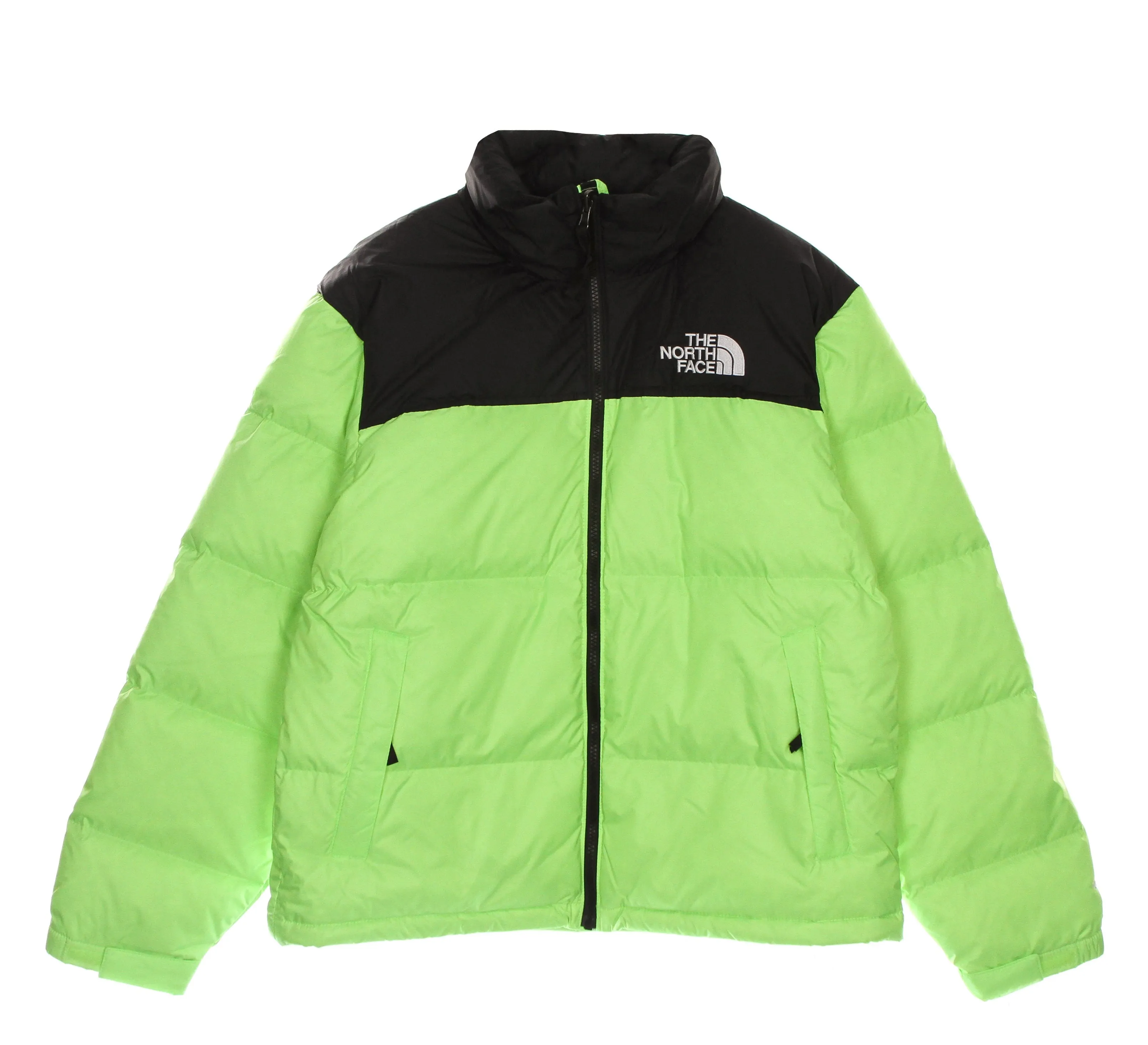 Piumino Uomo 1996 Retro Nuptse Safety Green/tnf Black