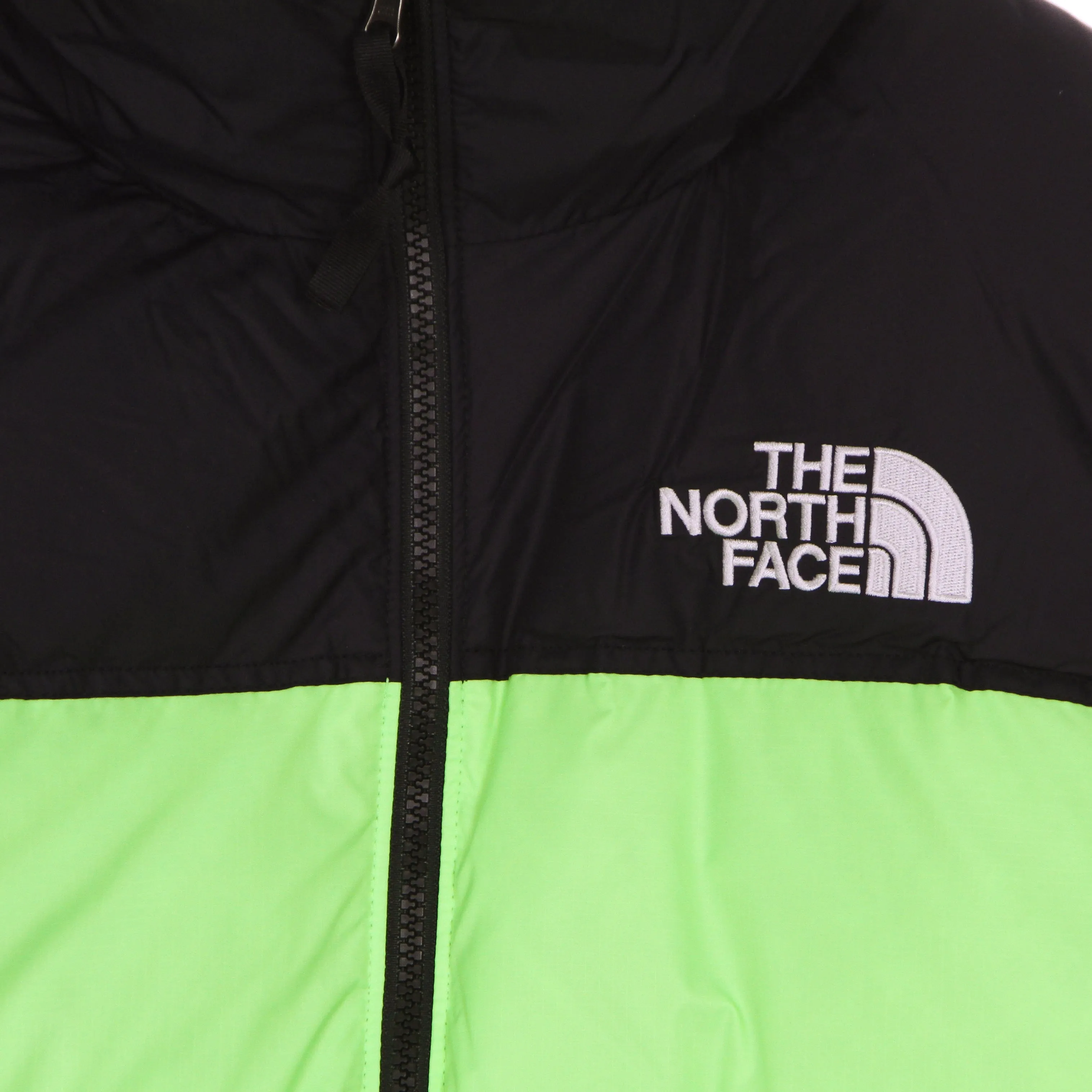 Piumino Uomo 1996 Retro Nuptse Safety Green/tnf Black