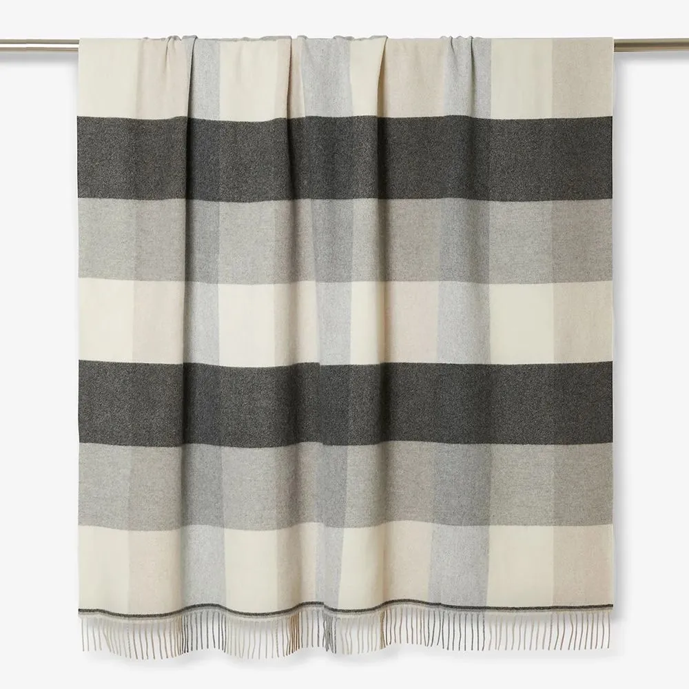 plaid dalis 130*190 quadri lana e cashmere cecchi e cecchi 