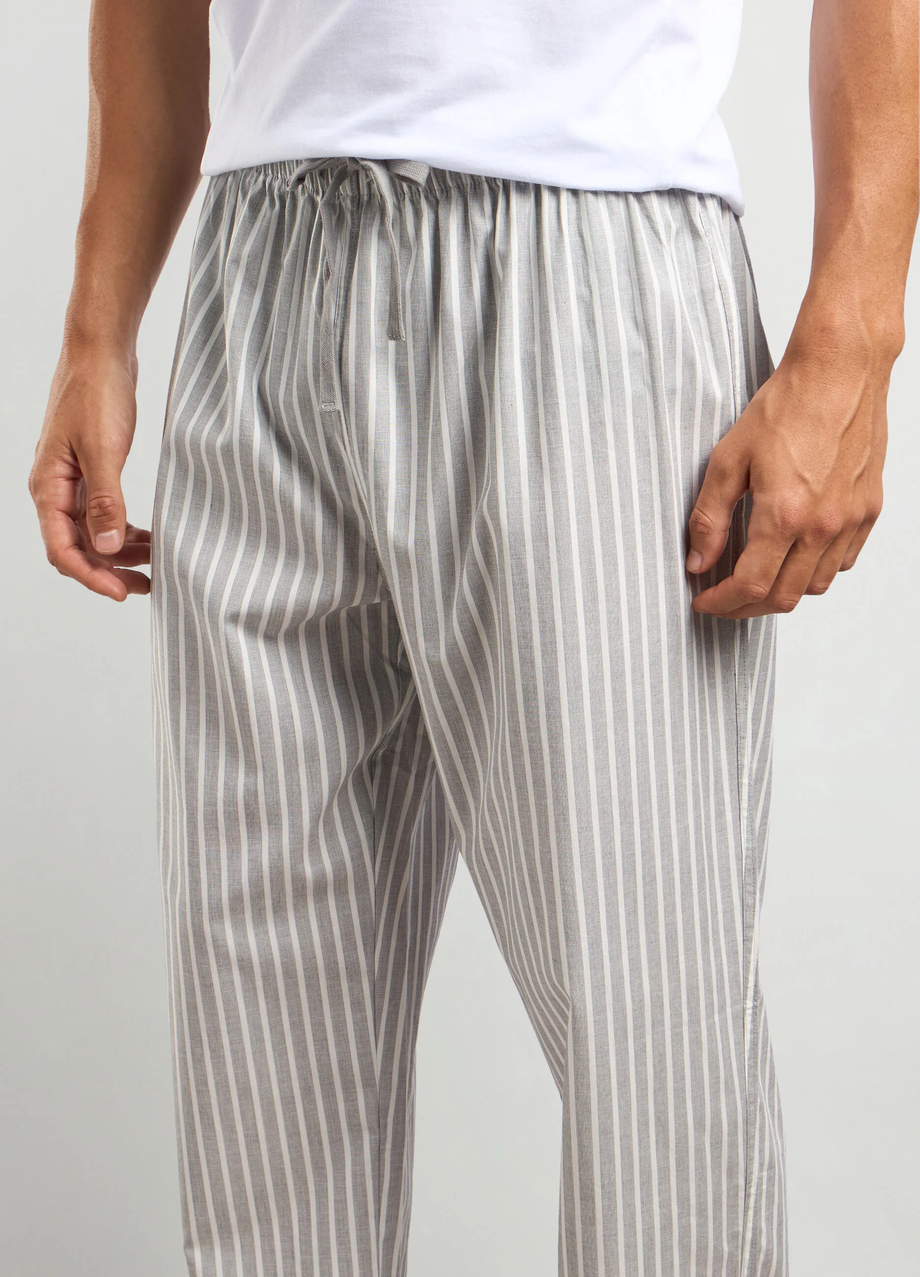 PRIVACY  Pantaloni pigiama lunghi in puro cotone uomo