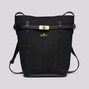 REPLAY Borsa Donna - FW3652 Washed Black  