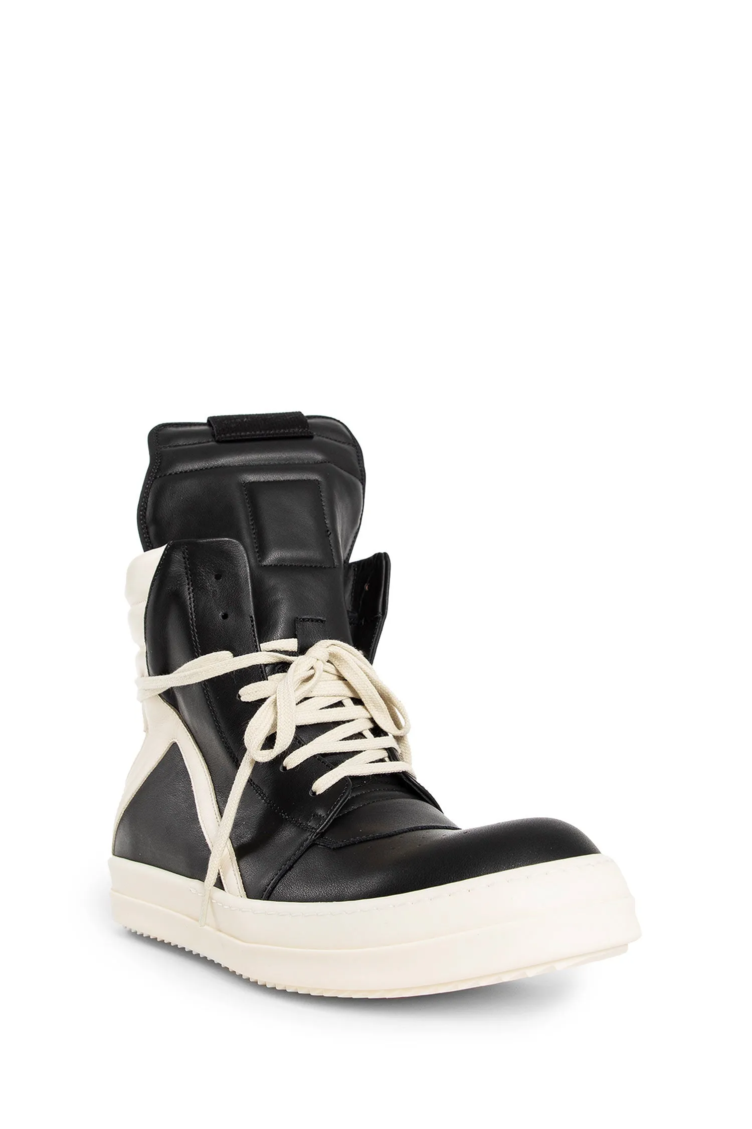 rick owens  lido geobasket high-top sneakers 