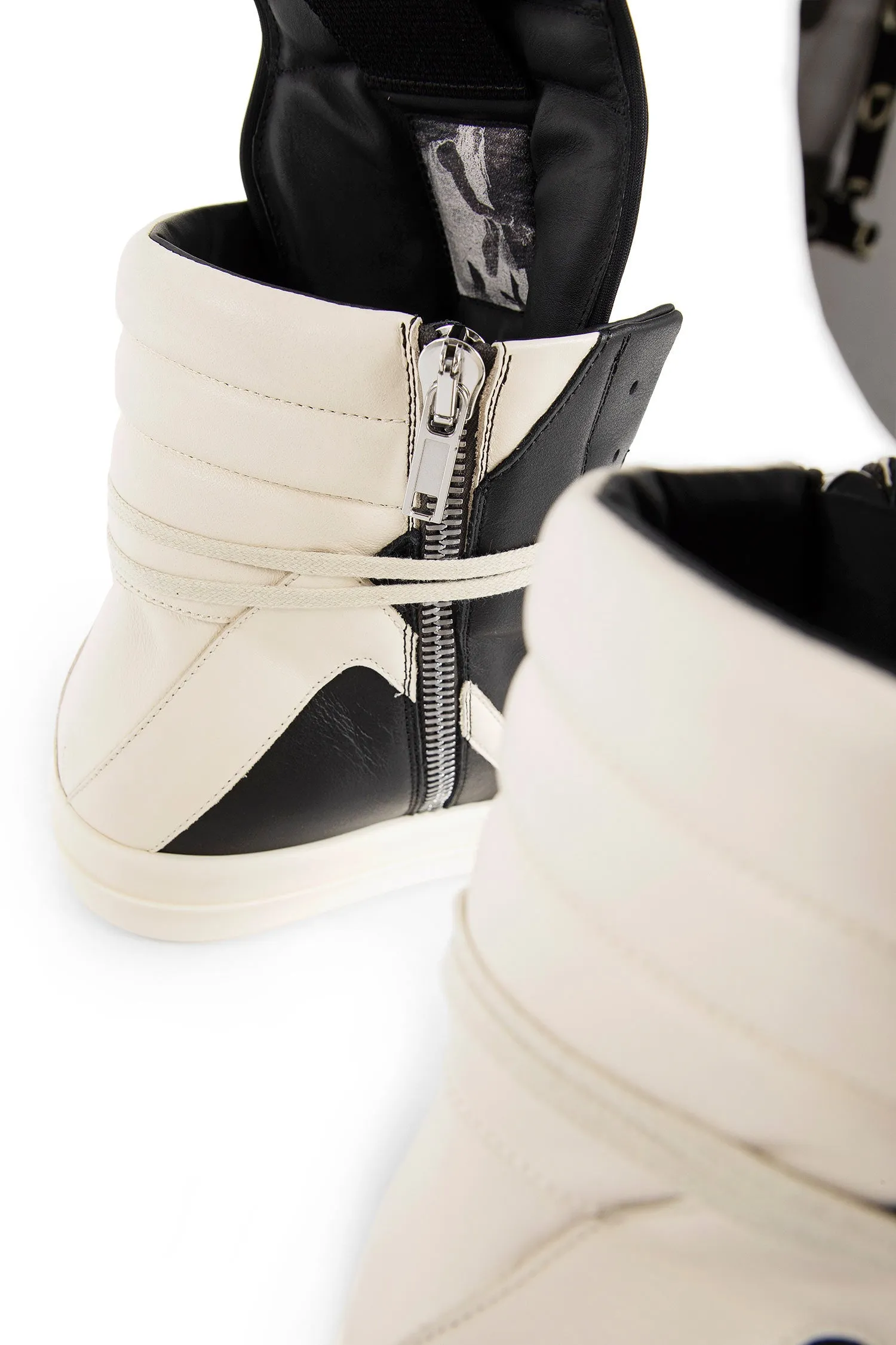 rick owens  lido geobasket high-top sneakers 