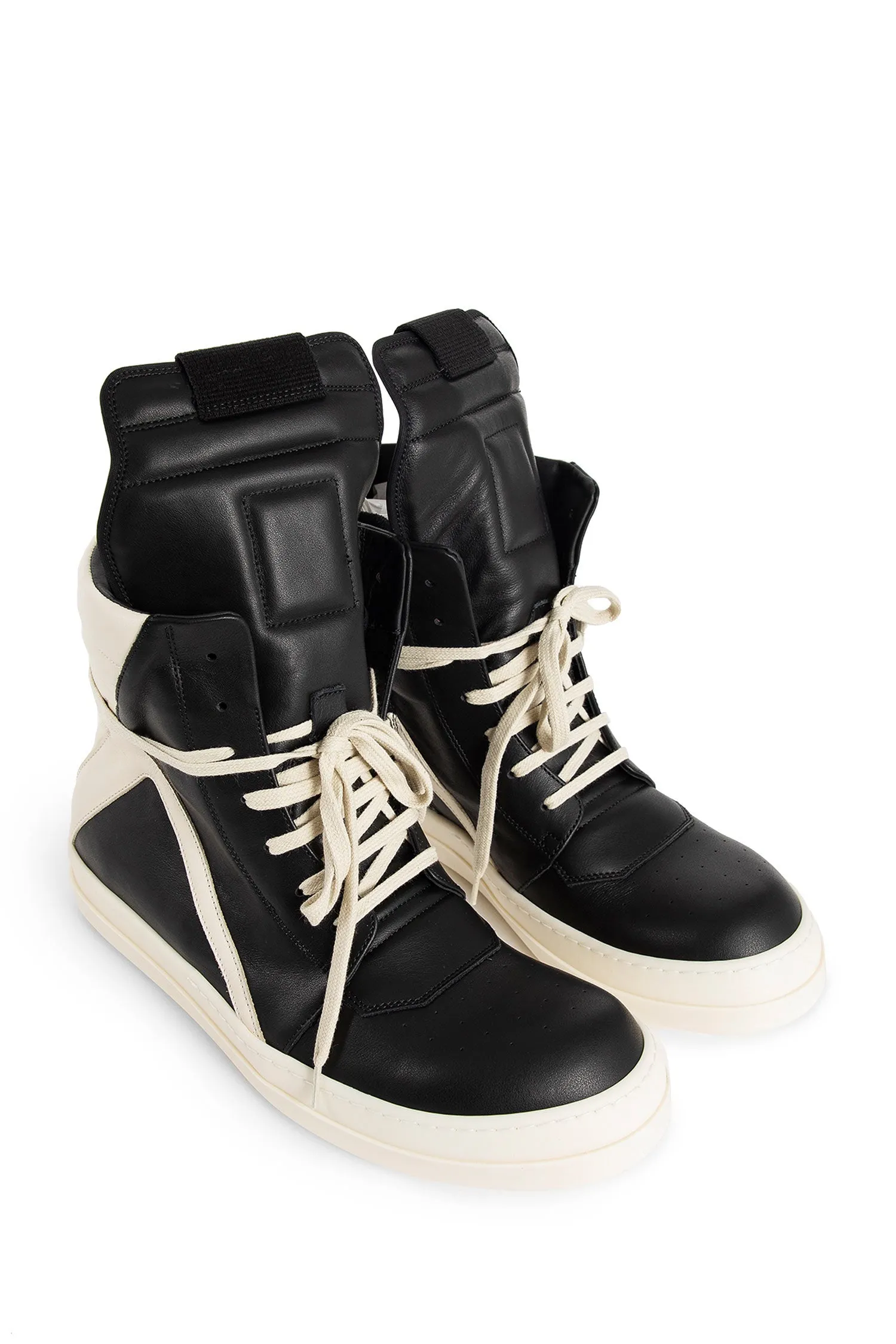 rick owens  lido geobasket high-top sneakers 