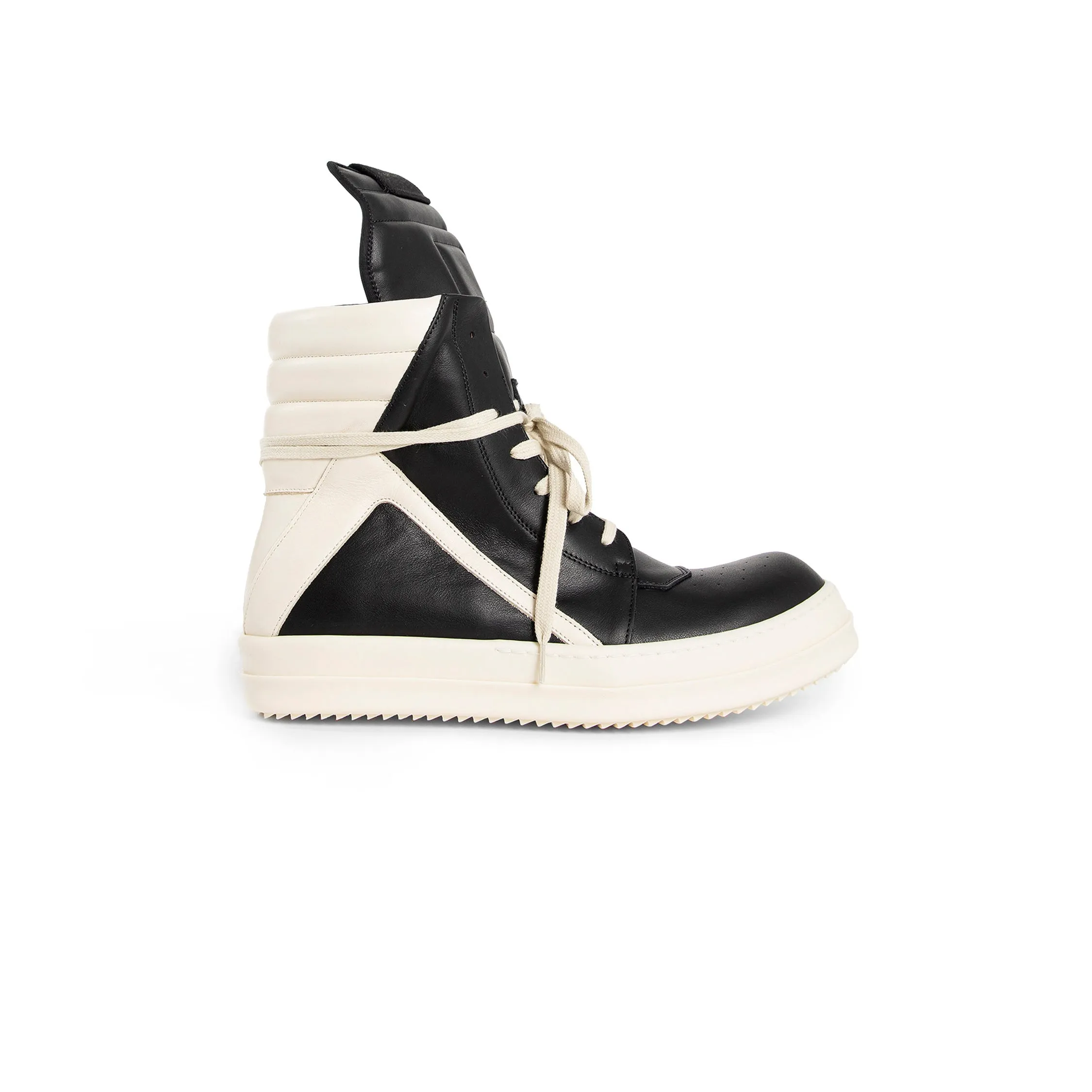 rick owens  lido geobasket high-top sneakers 