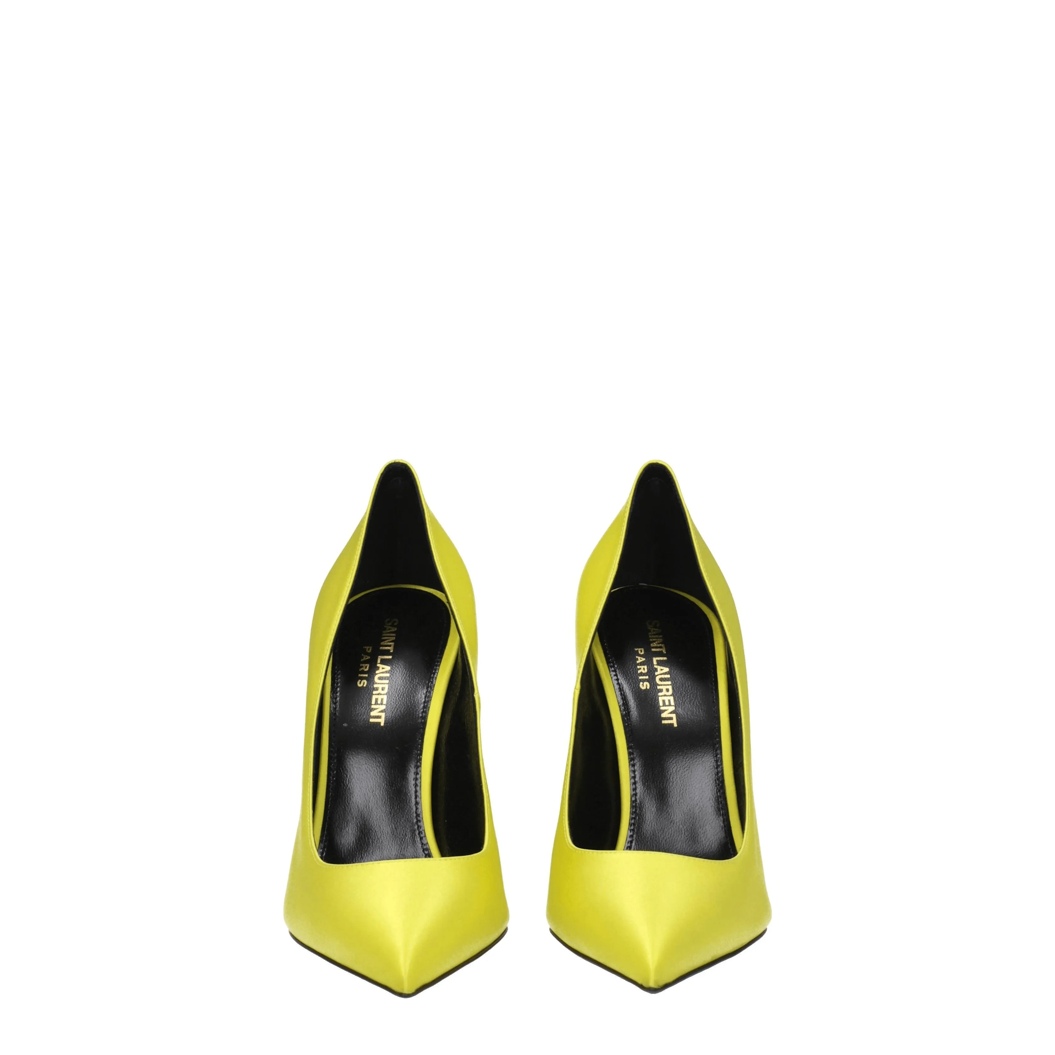 Saint Laurent Décolleté Marylin Donna Raso Giallo