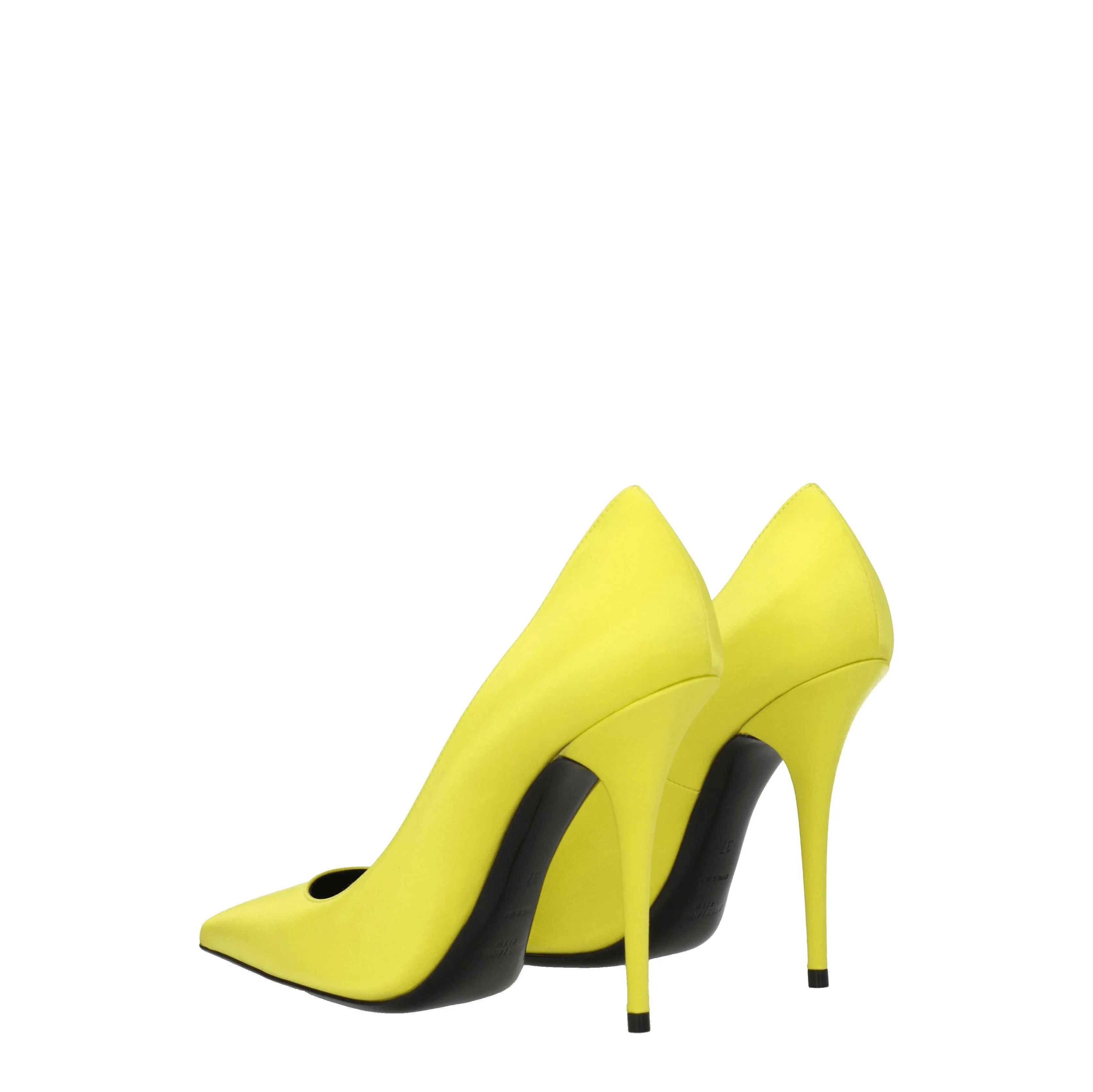 Saint Laurent Décolleté Marylin Donna Raso Giallo