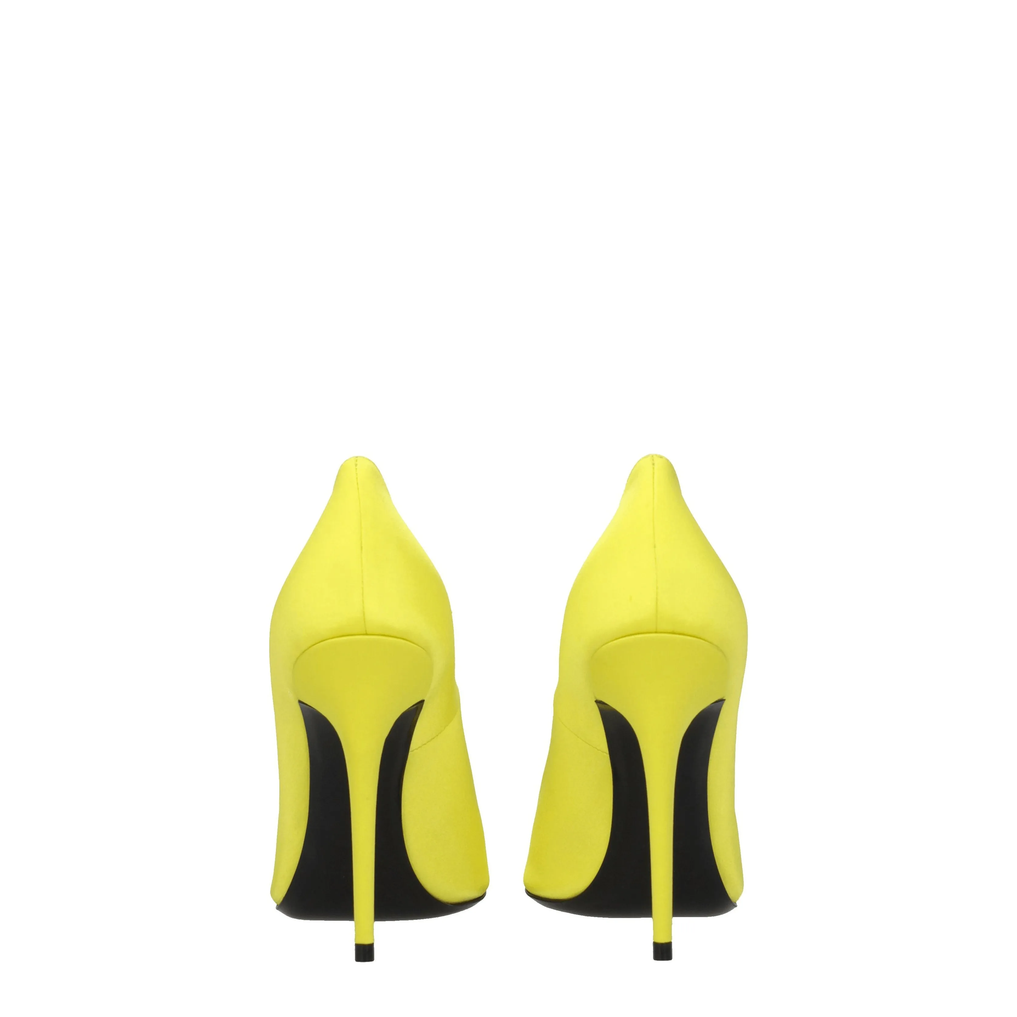 Saint Laurent Décolleté Marylin Donna Raso Giallo