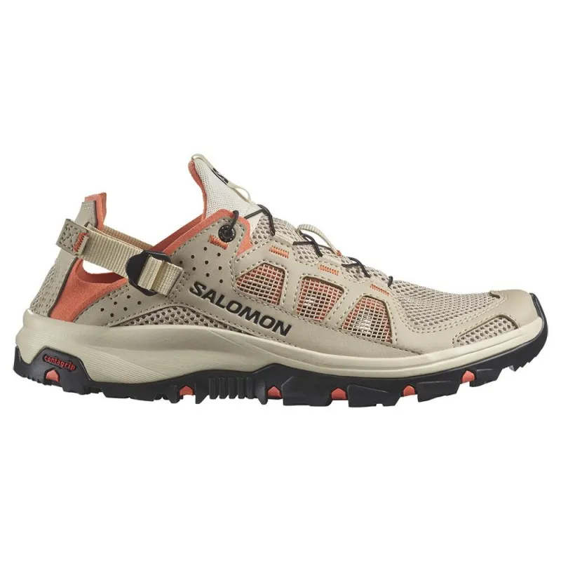 SALOMON TECHAMPHIBIAN 5 Scarpe anfibie da donna White Pepper / Bleached Sand / Living Coral