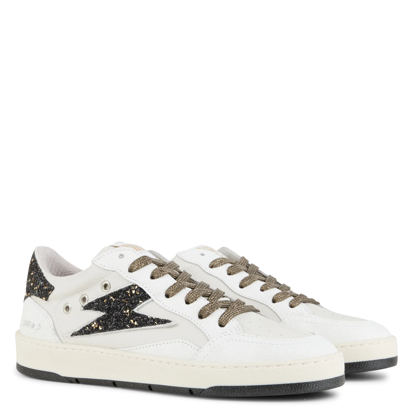  SEMERDJIAN - SMR   DANY - Sneakers basse con paillettes a forma di stelle | Bianco