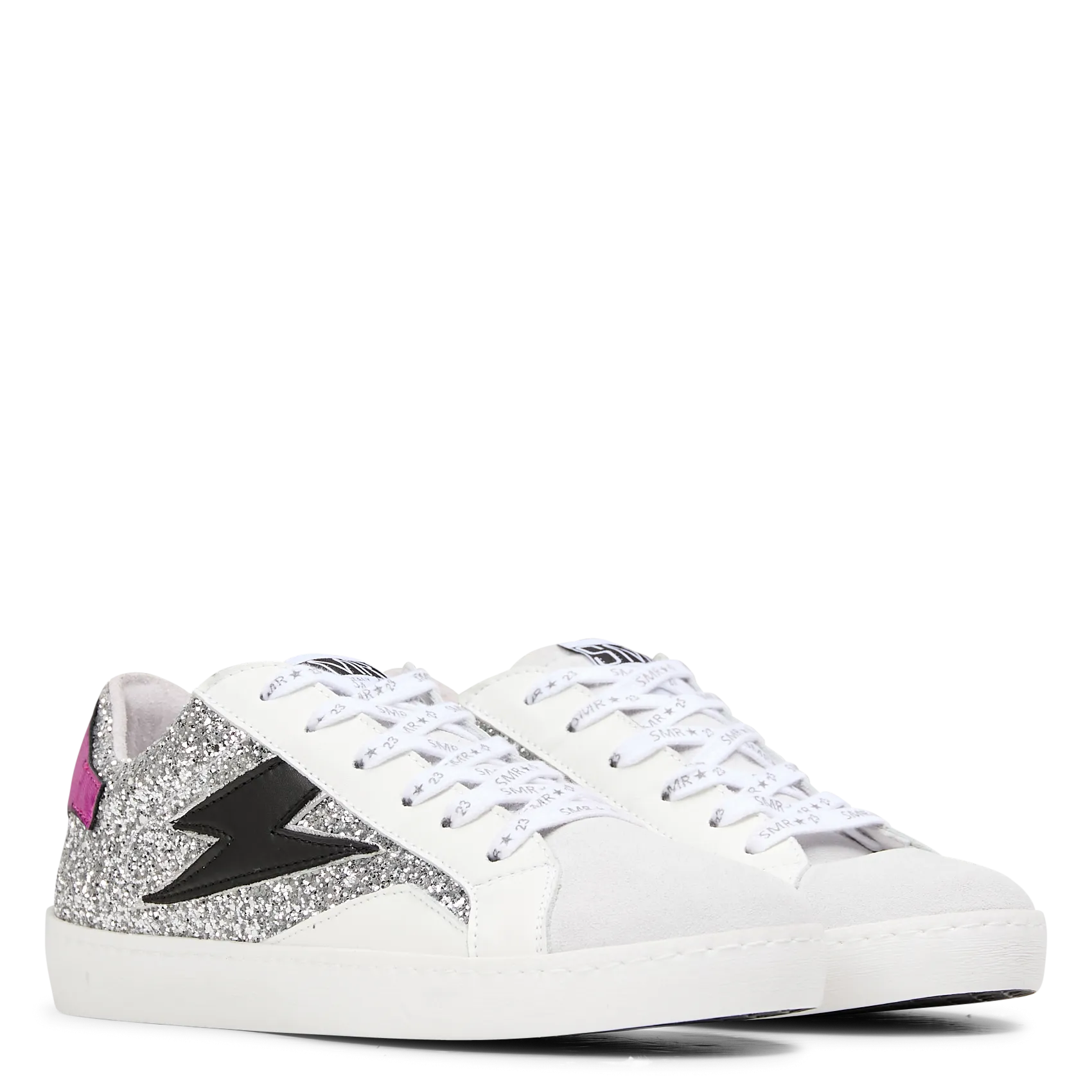  SEMERDJIAN - SMR   LARRY - Sneakers basse con paillettes | Argento 