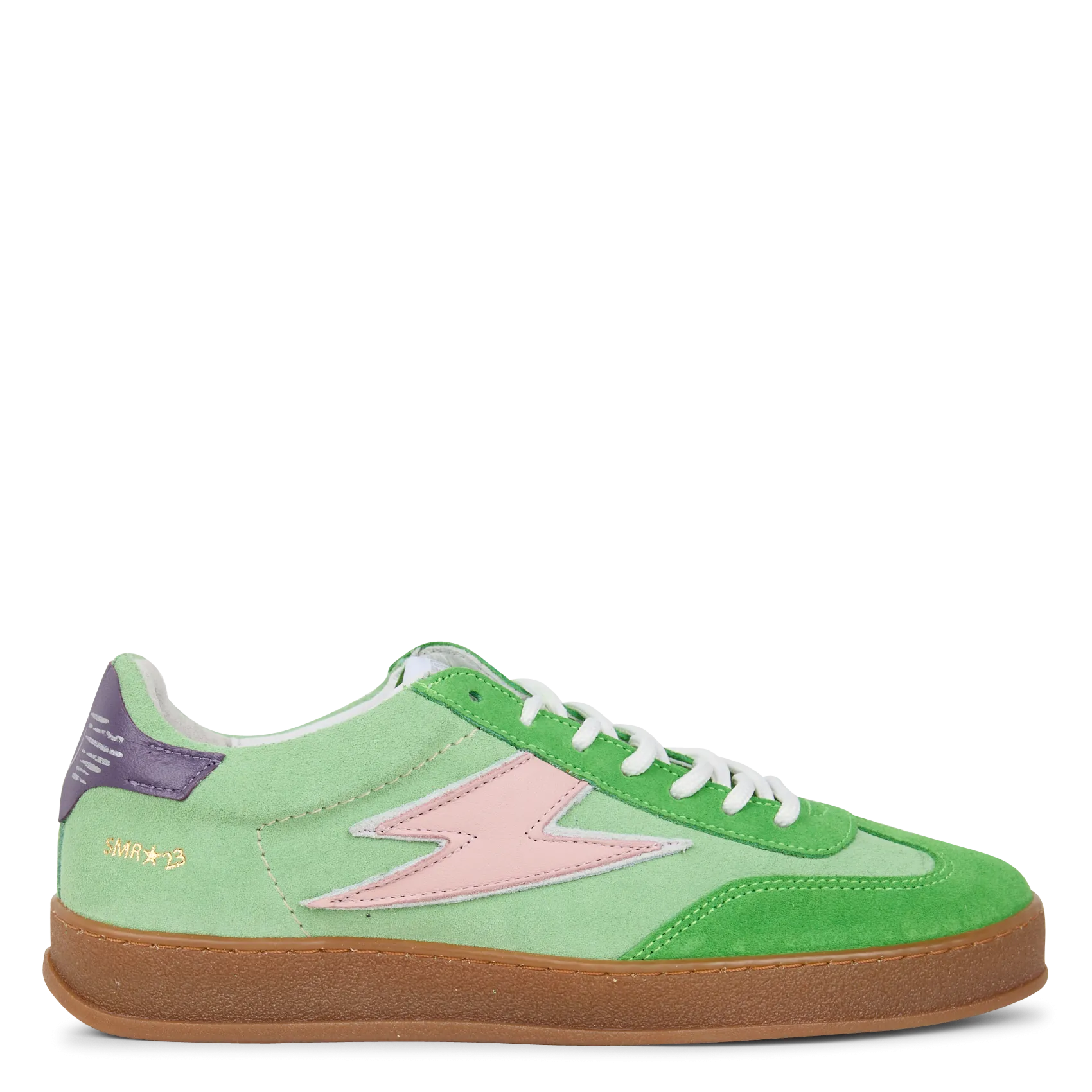  SEMERDJIAN - SMR   RISY - Sneakers basse in pelle scamosciata | Verde