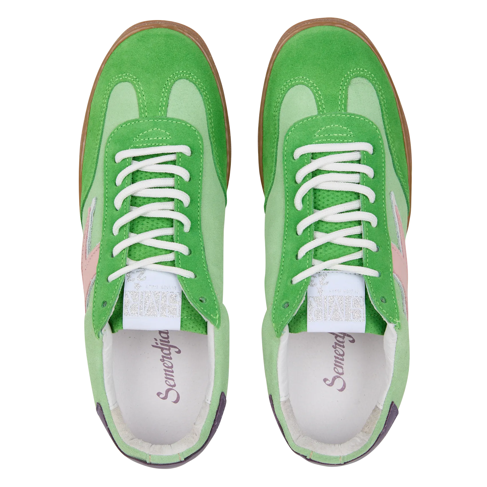  SEMERDJIAN - SMR   RISY - Sneakers basse in pelle scamosciata | Verde