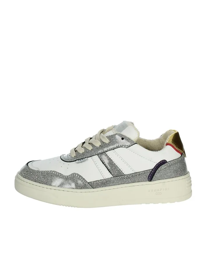 SERAFINI  SNEAKERS BASSA AI23DFIR04 BIANCO/ARGENTO