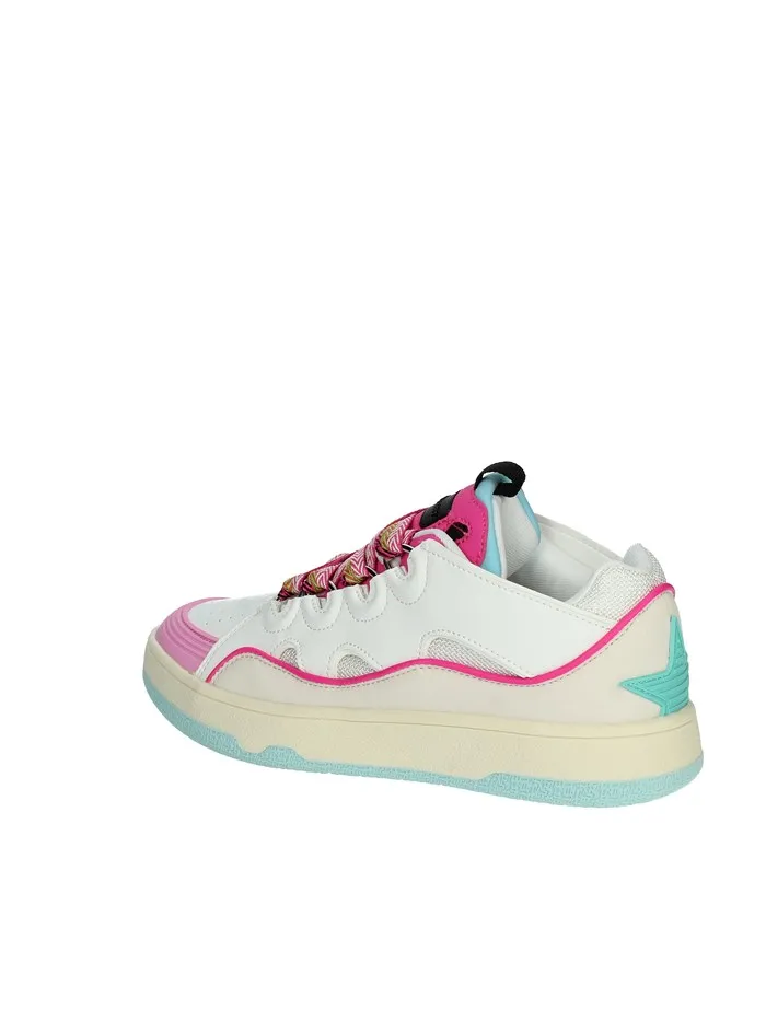 SHOP ART  SNEAKERS BASSA SASS230224 BIANCO/ROSA