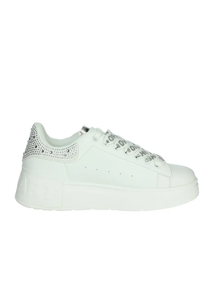 SHOP ART  SNEAKERS BASSA SASS240704 BIANCO/ARGENTO