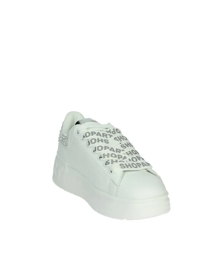 SHOP ART  SNEAKERS BASSA SASS240704 BIANCO/ARGENTO