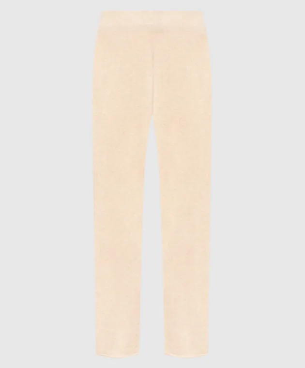 Simonetta Ravizza Pantaloni Marti in cashmere beige MARTICASHMERE