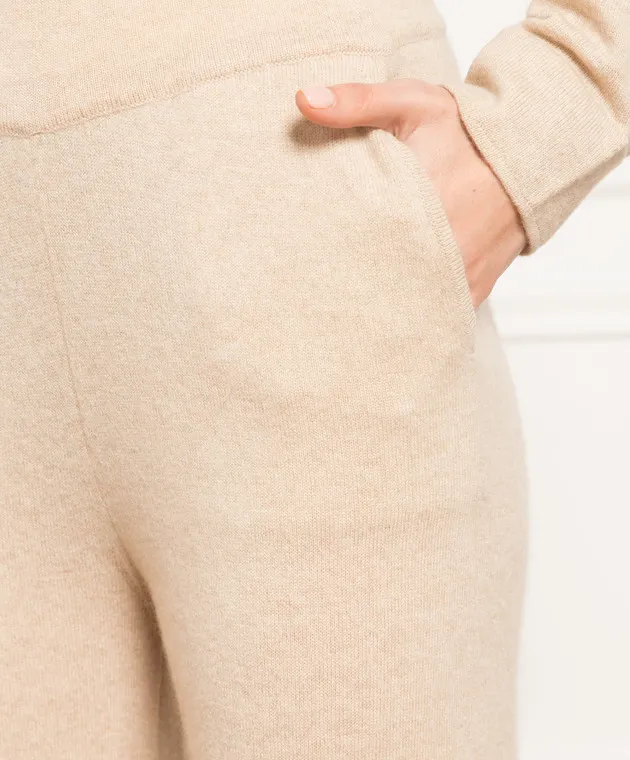 Simonetta Ravizza Pantaloni Marti in cashmere beige MARTICASHMERE