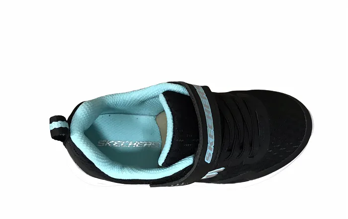 Skechers sneakers da bambina e ragazza Microspec Max 302377L/BLK nero