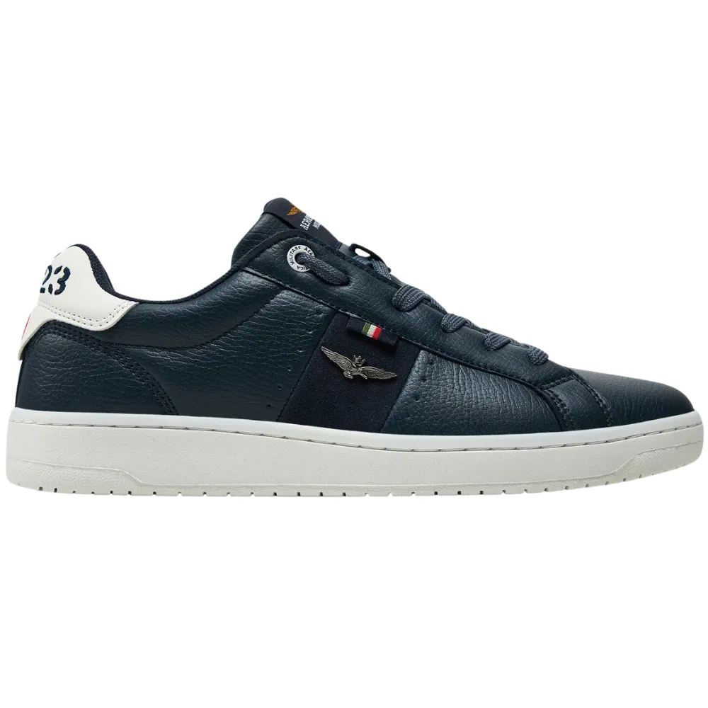 Sneakers Aeronautica Militare in ecopelle con aquila