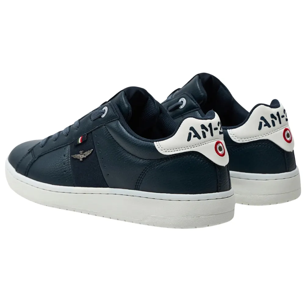 Sneakers Aeronautica Militare in ecopelle con aquila