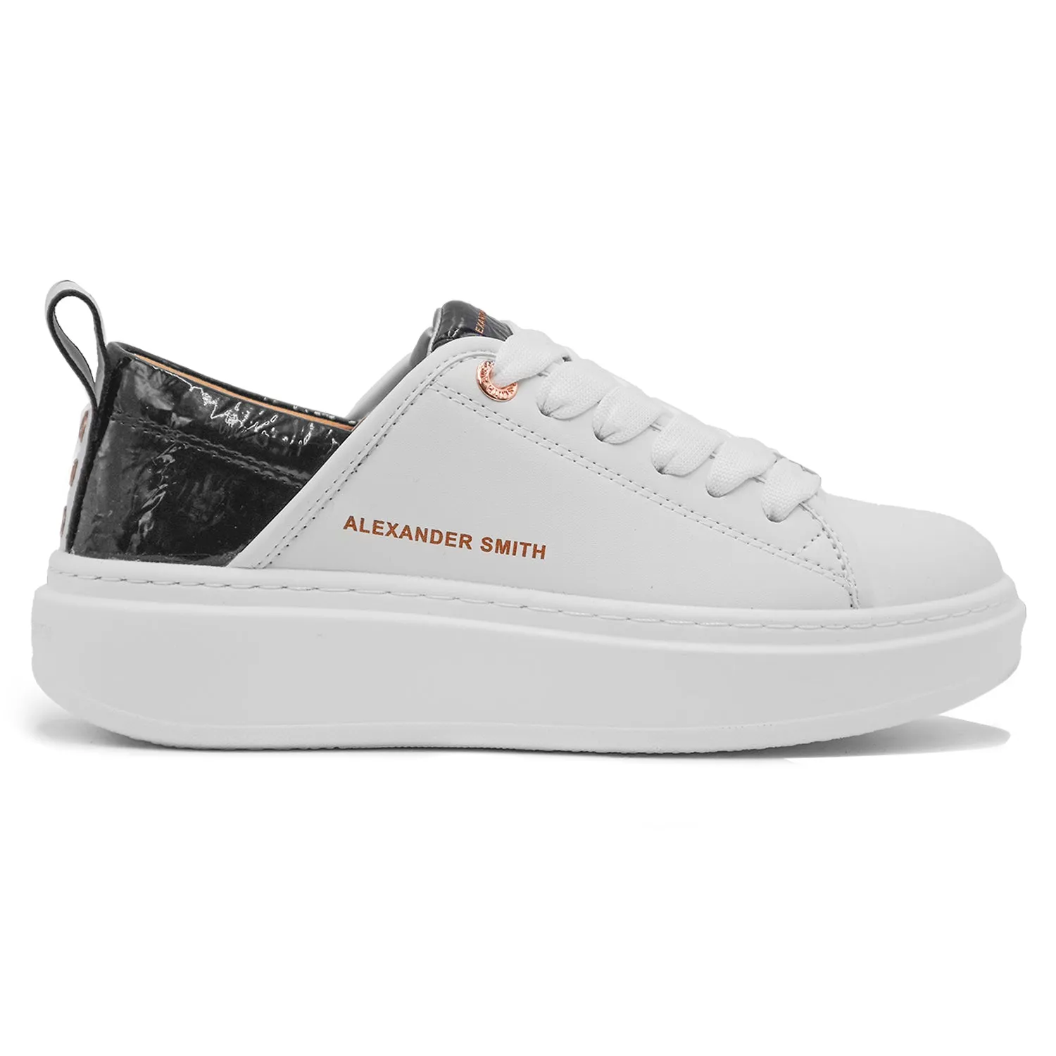 Sneakers Bianco Nero Alexander Smith Eco Wembley Sportiva Elegante