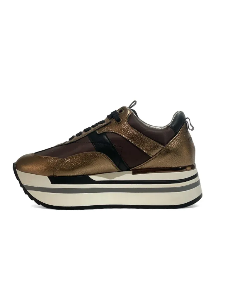 Sneakers donna “Alberto Guardiani” AGW010007 Collezione Autunno/Inverno 2024/2025 – Bronzo Multi