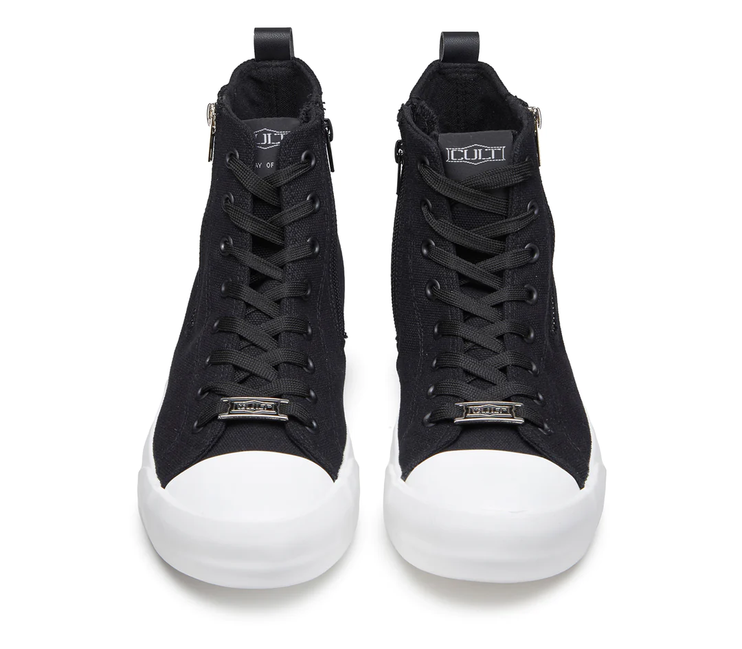 Sneakers donna “Cult” CLW348000 Collezione 2024 Canvas – Nero