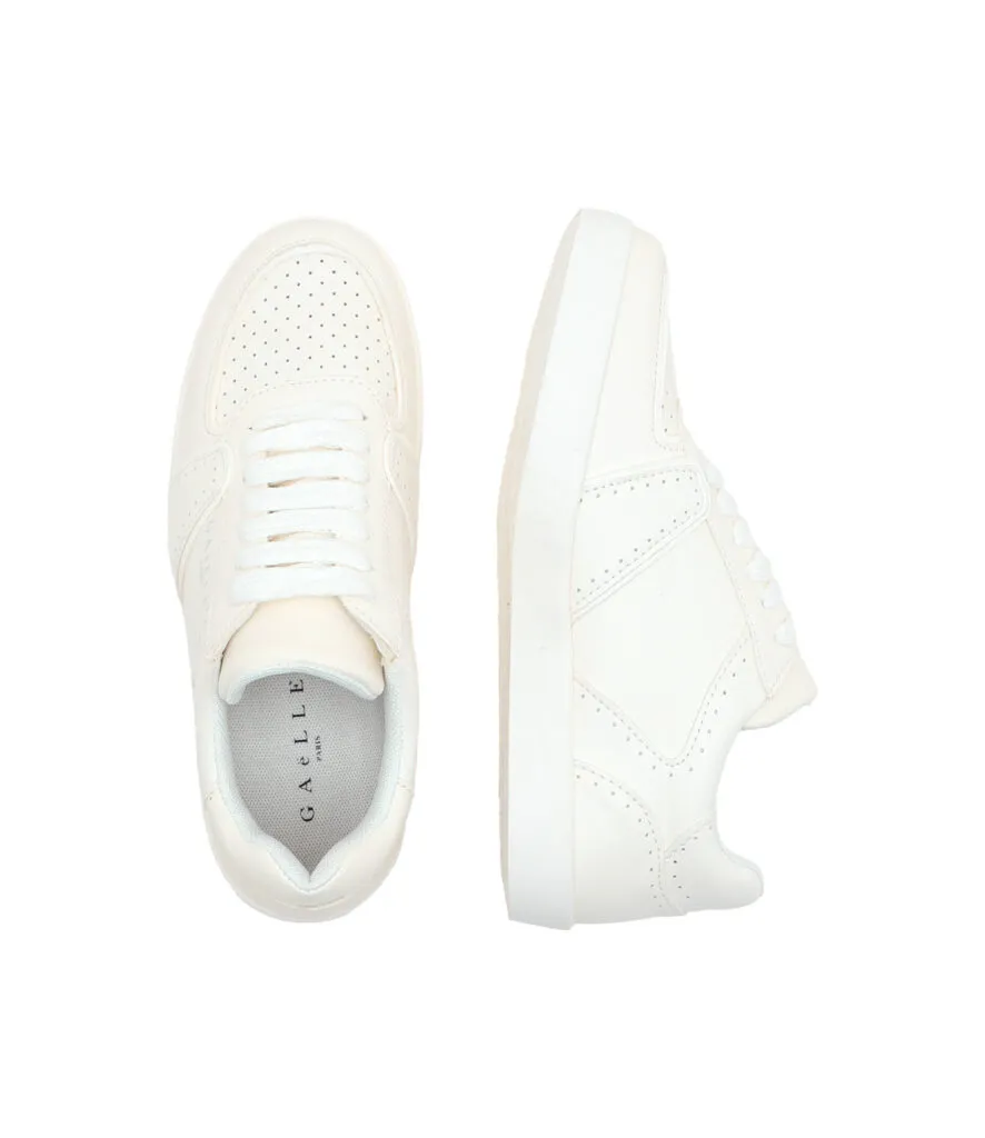 Sneakers Donna “Gaelle Paris” GBCDP2977 Collezione 2024 – Bianco