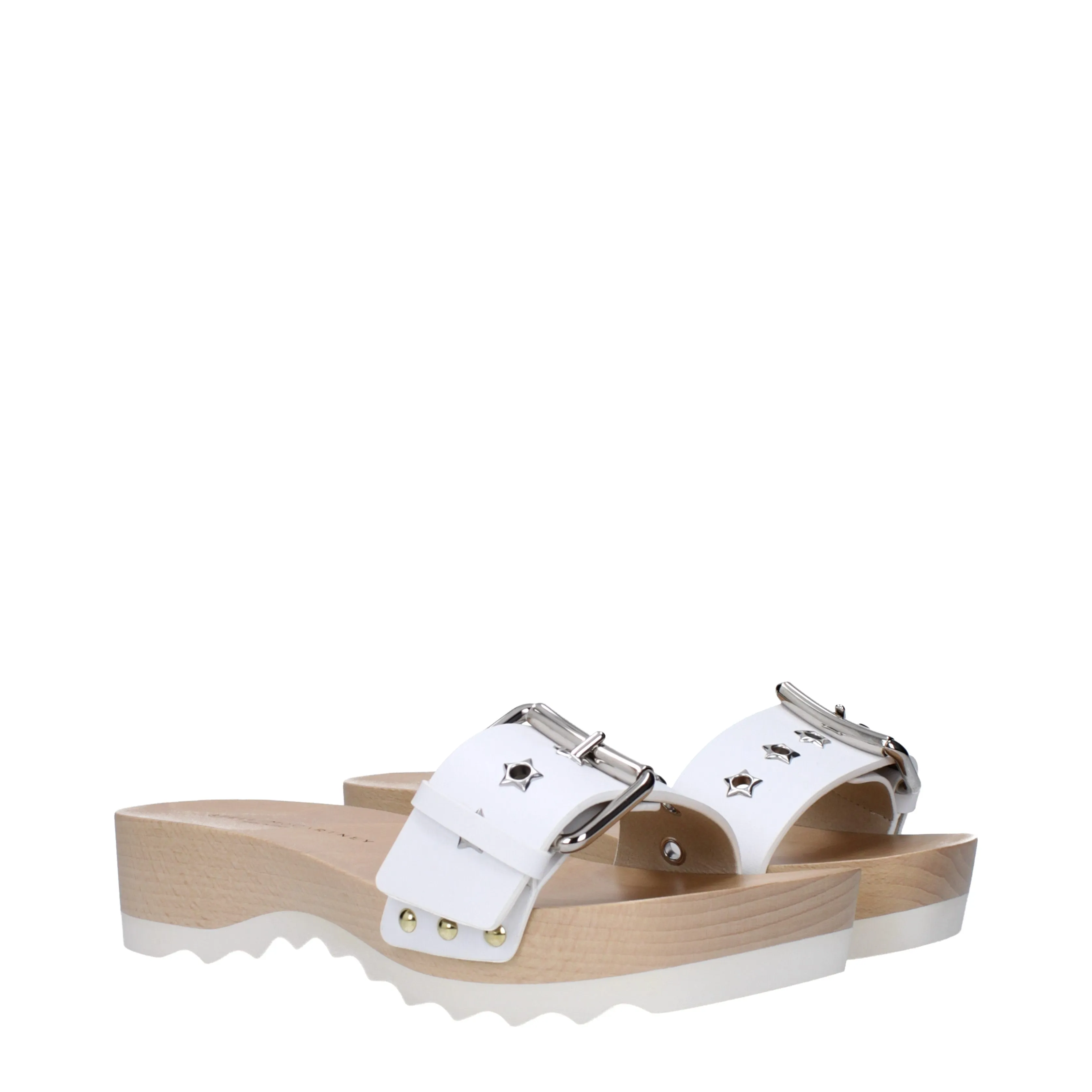 Stella McCartney Ciabatte e Zoccoli Elyse Donna Eco Pelle Bianco