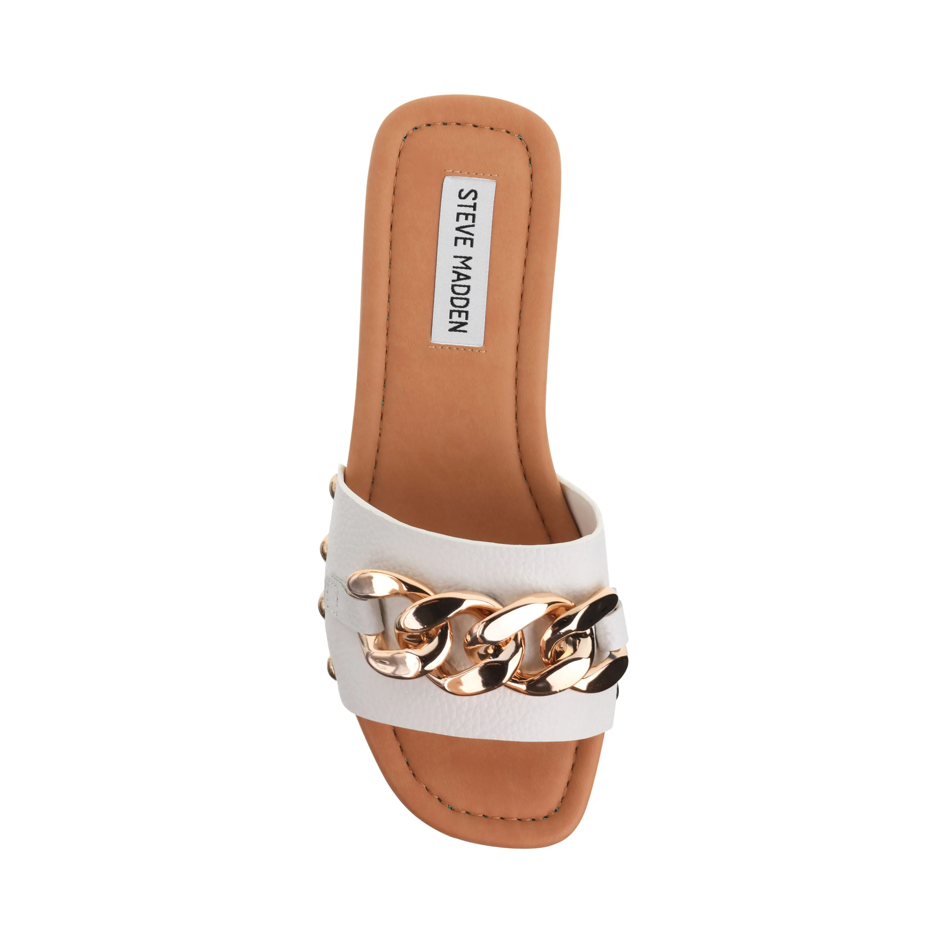 Steve Madden Allora Wht Leat - Sandali / Zoccoli Donna Bianchi    