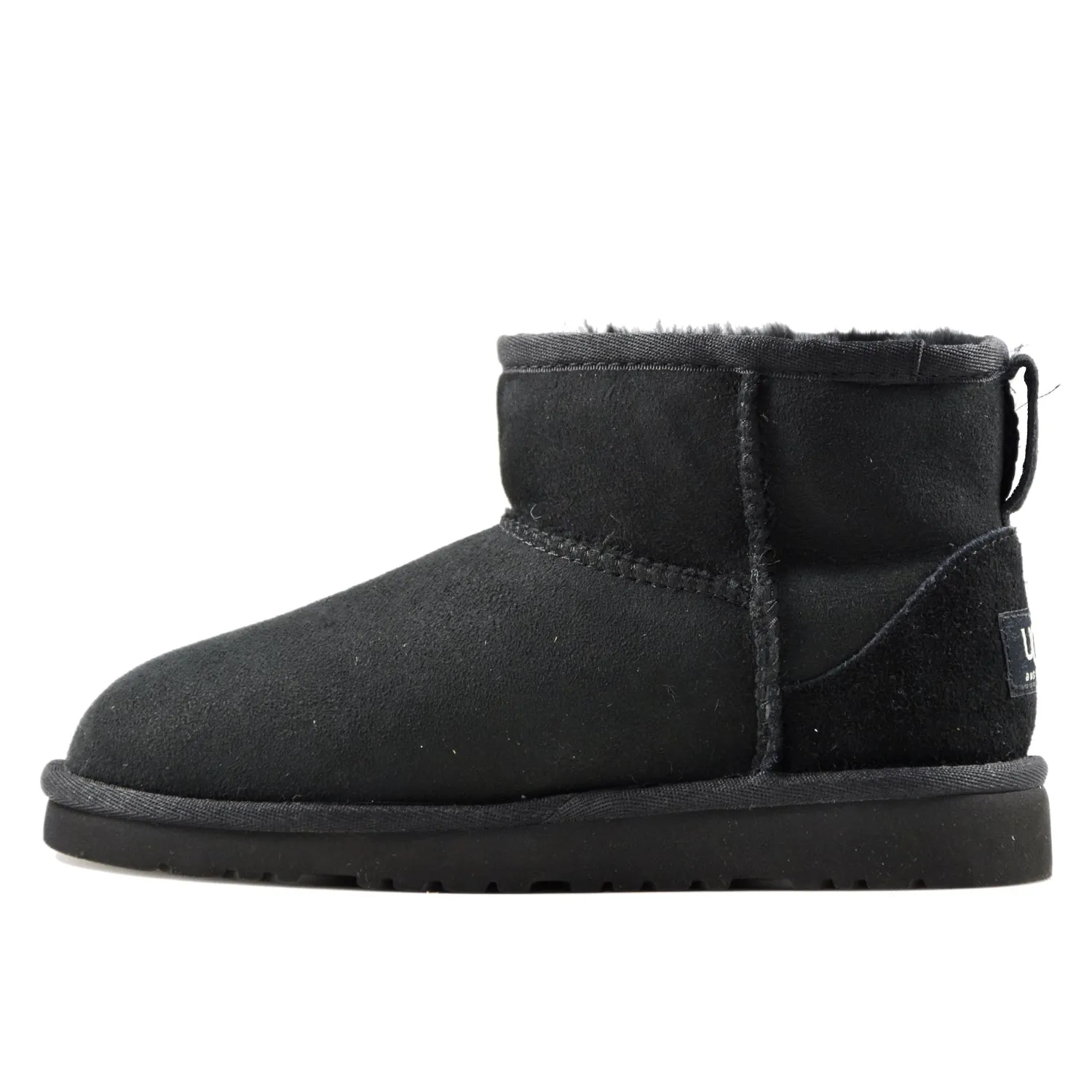 Stivaletto Ugg Junior In Montone Nero Modello Classic Mini