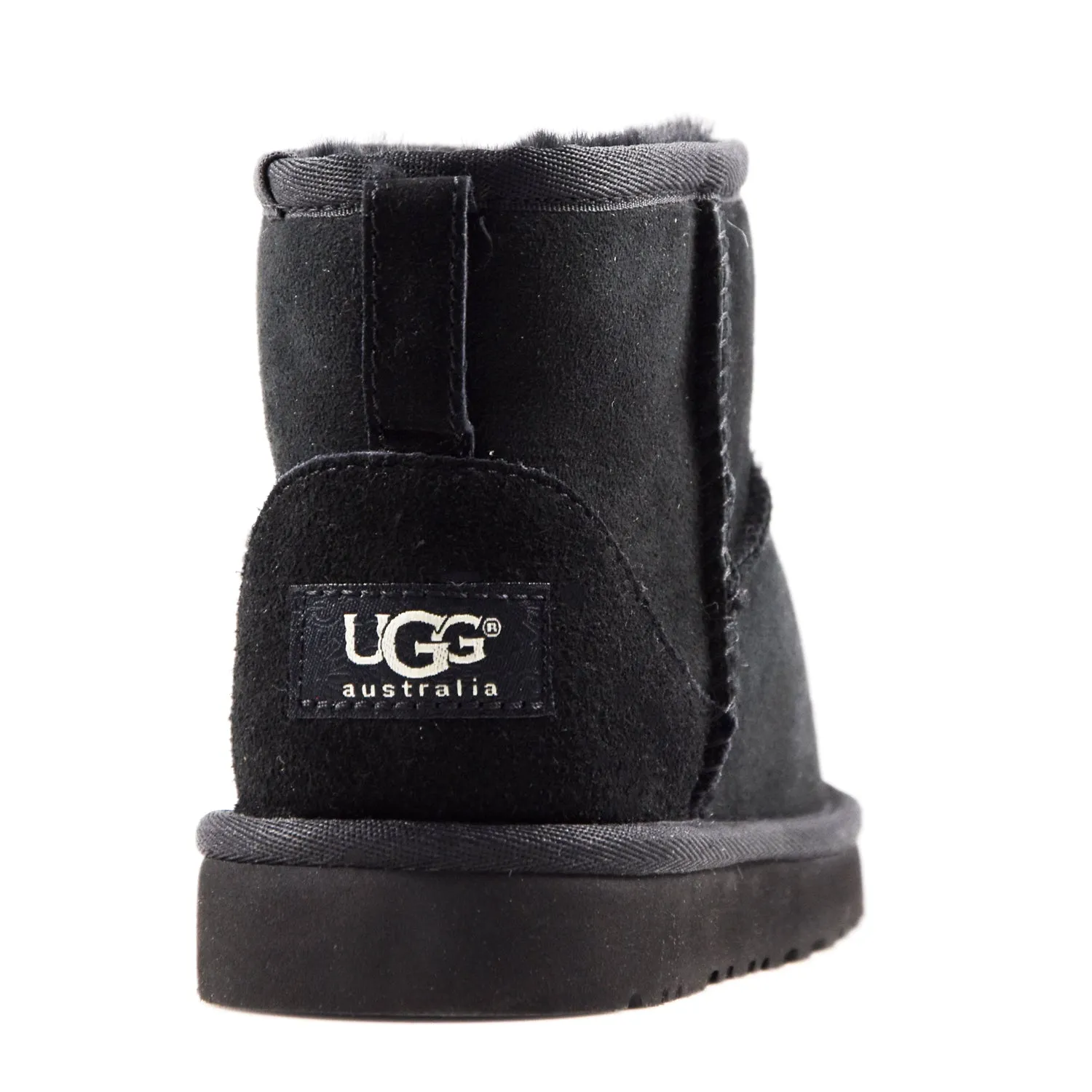 Stivaletto Ugg Junior In Montone Nero Modello Classic Mini