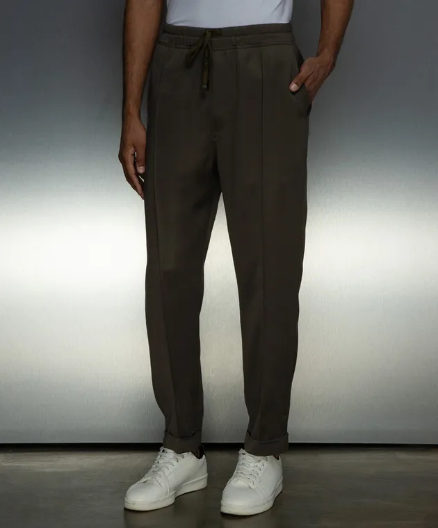 Tom Ford Pantaloni kaki SJC004FMA003S24