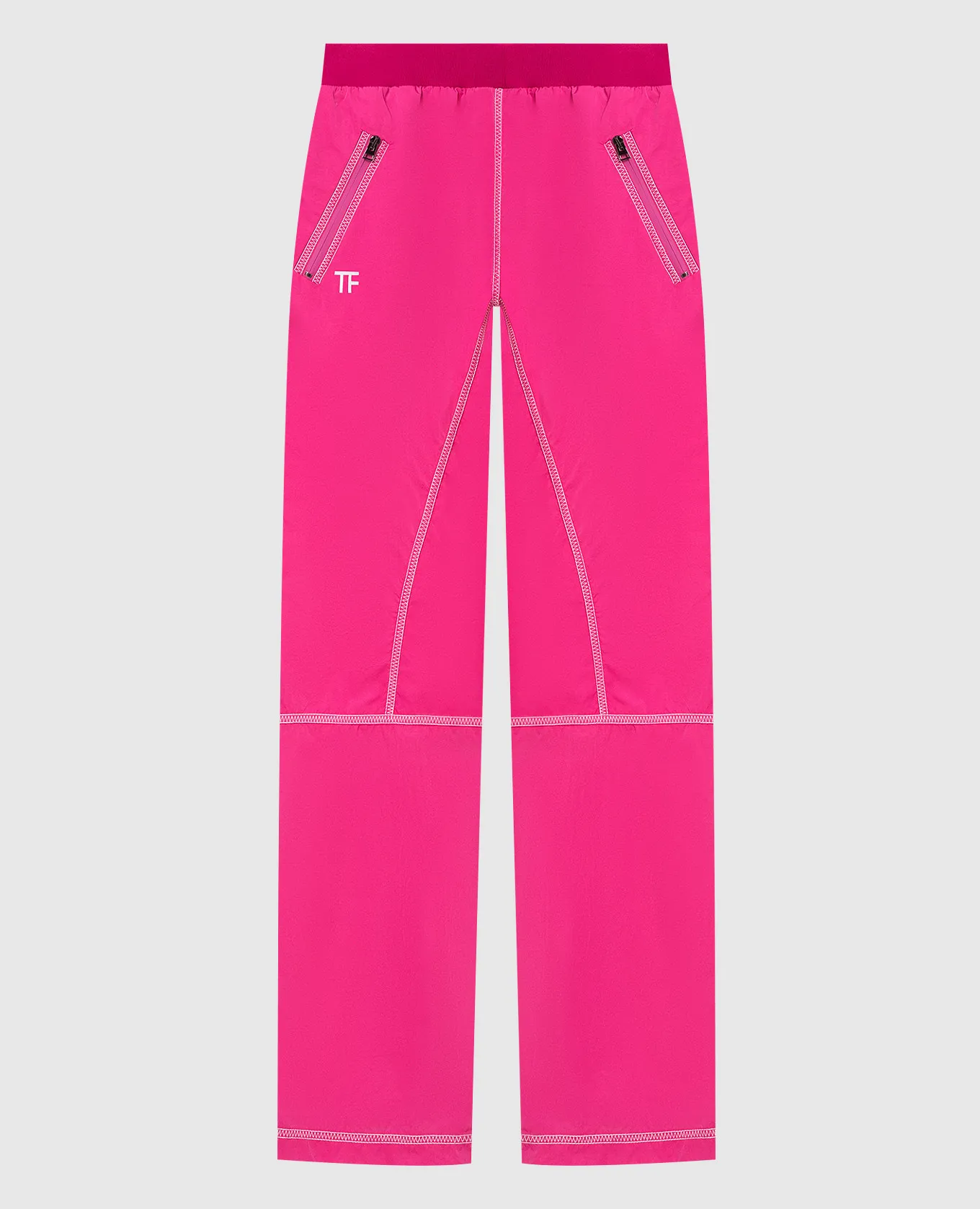 Tom Ford Pantaloni rosa con logo PAW515FAX1027