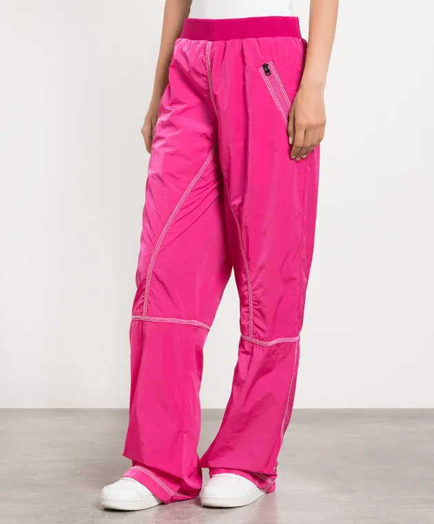 Tom Ford Pantaloni rosa con logo PAW515FAX1027