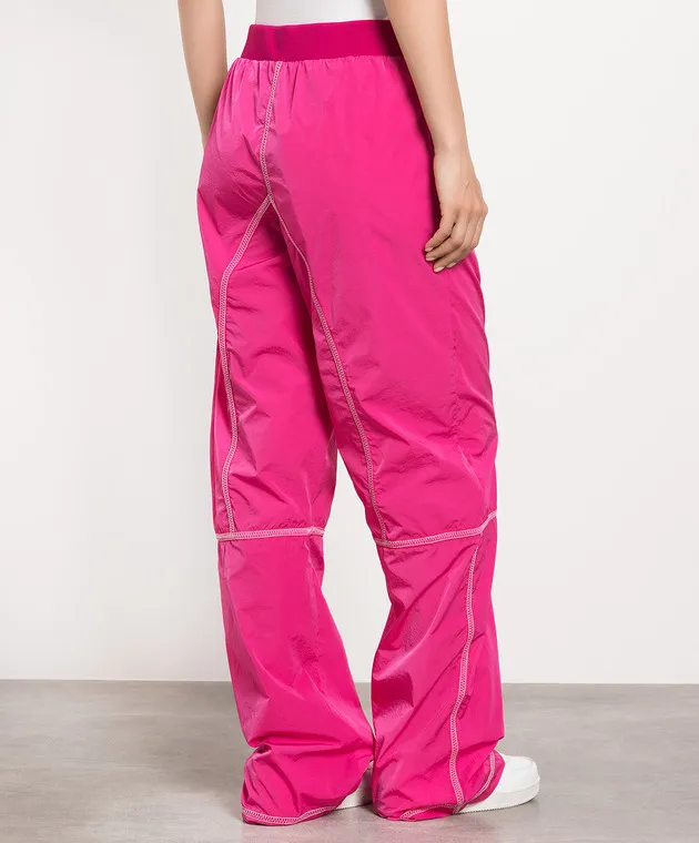 Tom Ford Pantaloni rosa con logo PAW515FAX1027