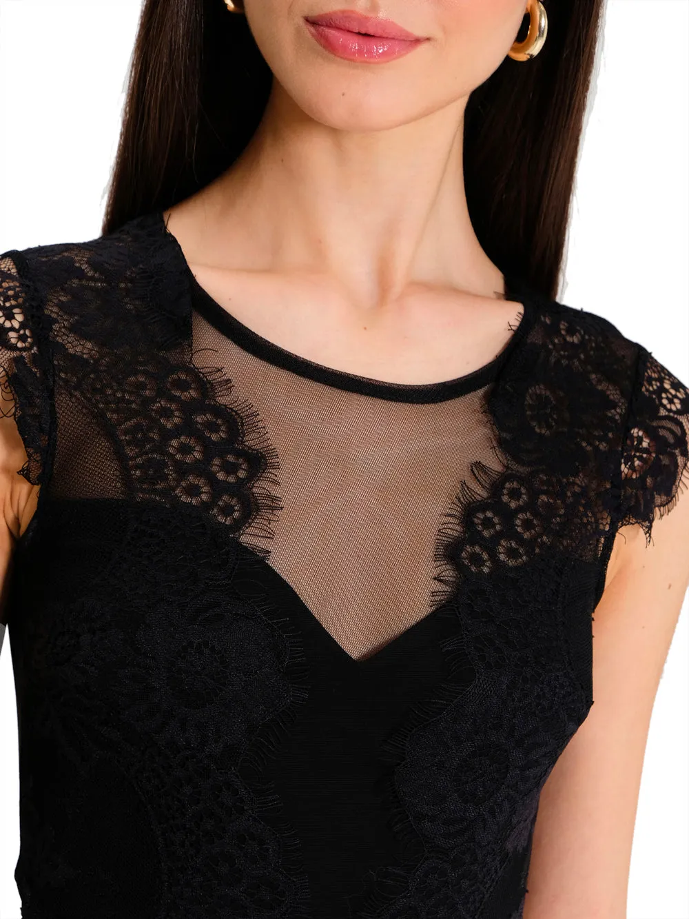 Top body in pizzo