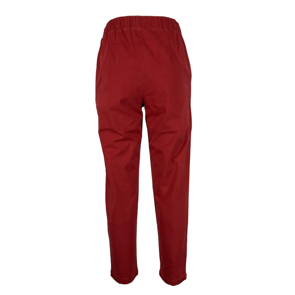 TREBARRABI pantalone donna cotone invernale PAN RAVI MADE IN ITALY