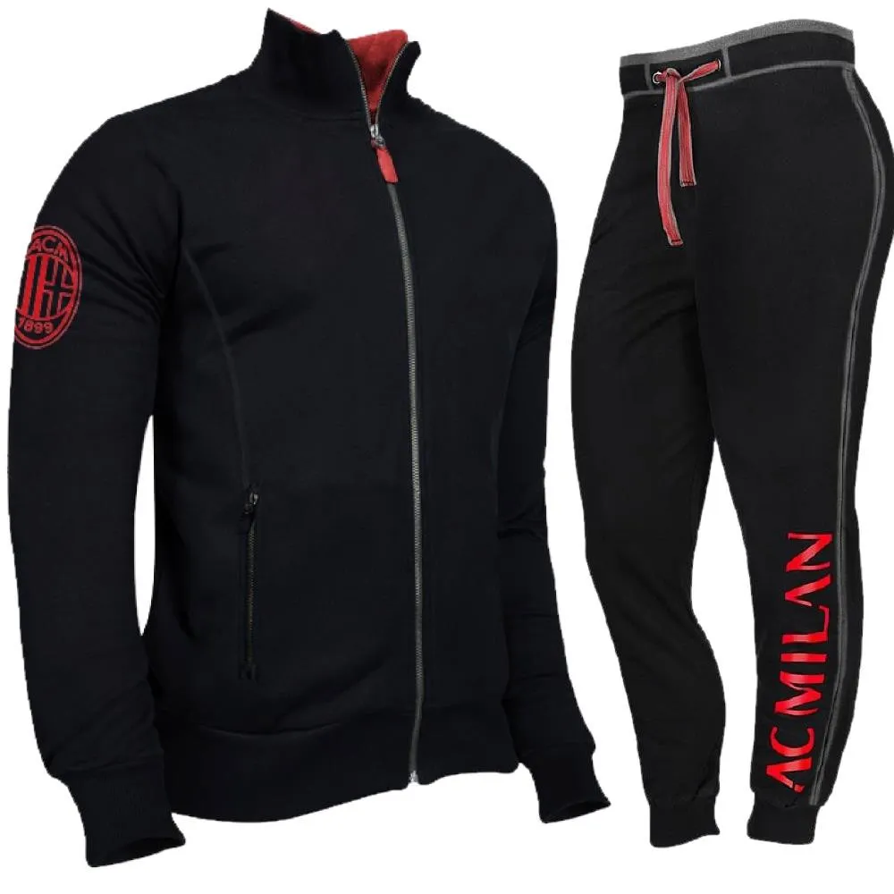 Tuta Milan Calcio Felpa e Pantalone Abbigliamento AC Milan PS 39687