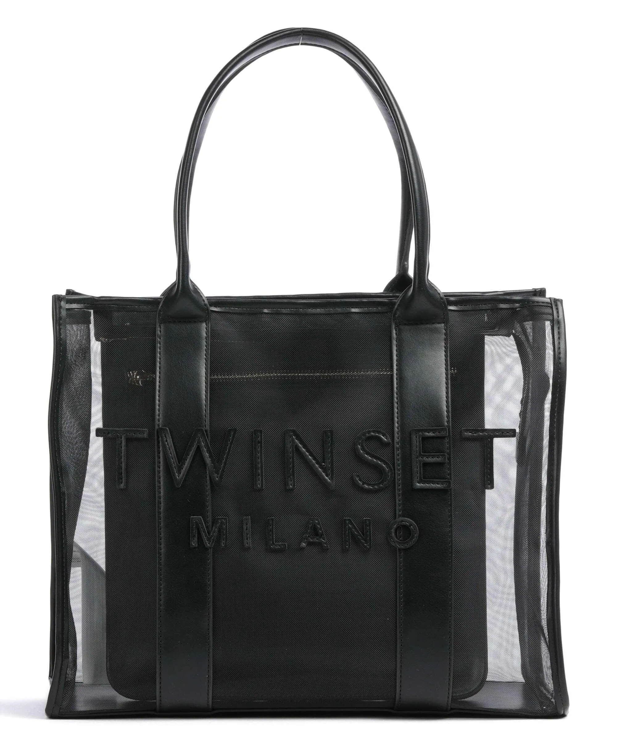  Twinset Borsa shopper poliestere nero  