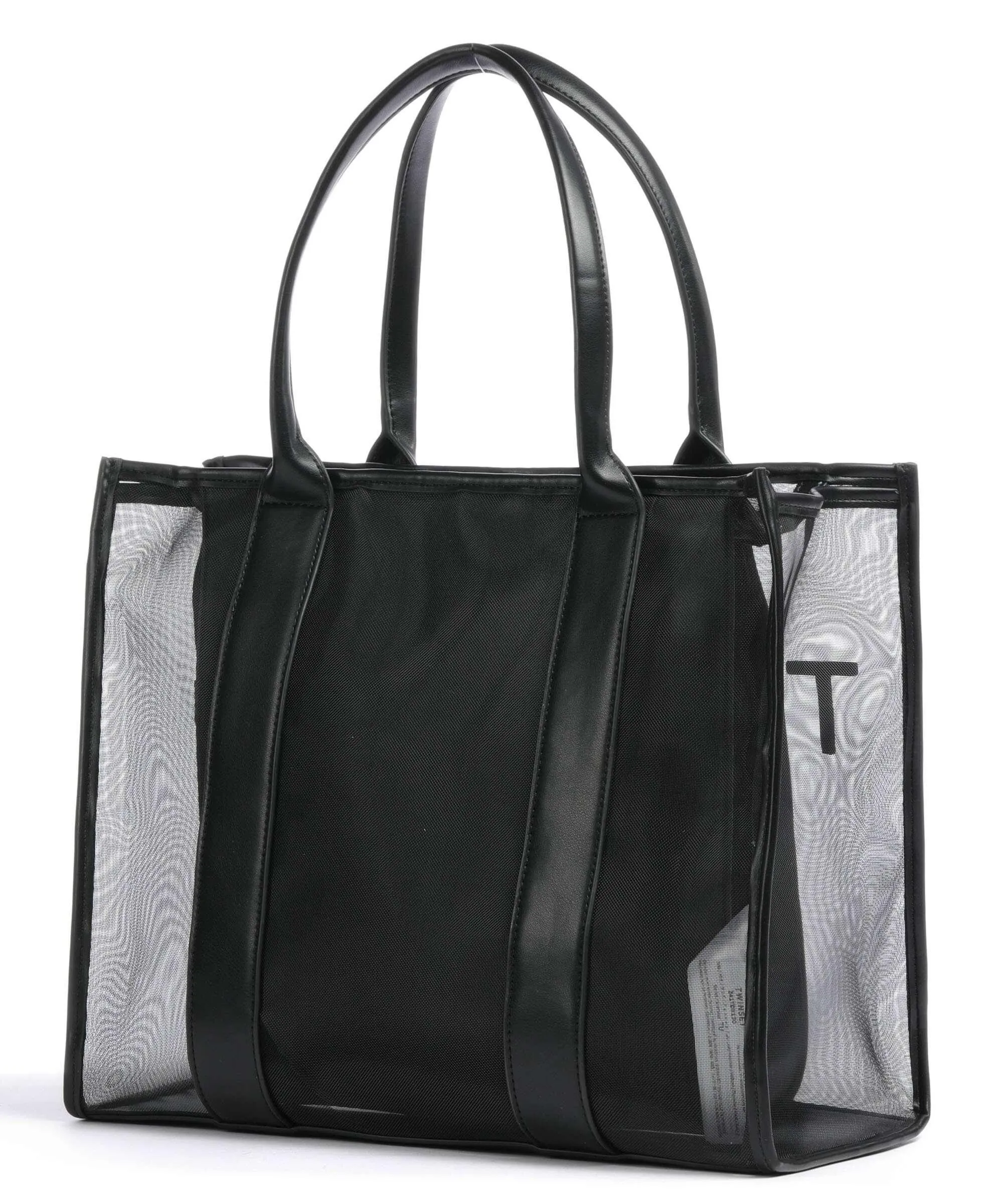  Twinset Borsa shopper poliestere nero  