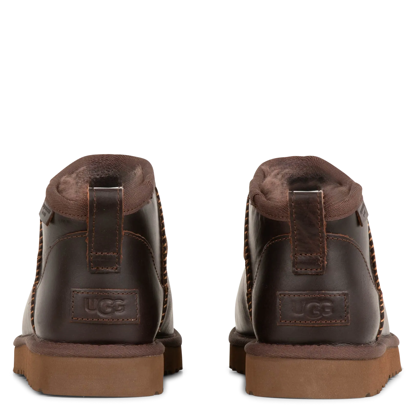  UGG   CLASSIC ULTRA MINI LTHR REGEN - CLASSIC ULTRA MINI LTHR REGEN - Stivaletti in pelle foderati | Marrone