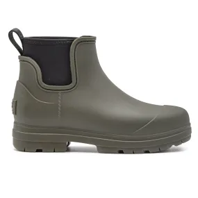 Ugg Donna Stivaletti Droplet Verde In Gomma Ideale Per Piogge