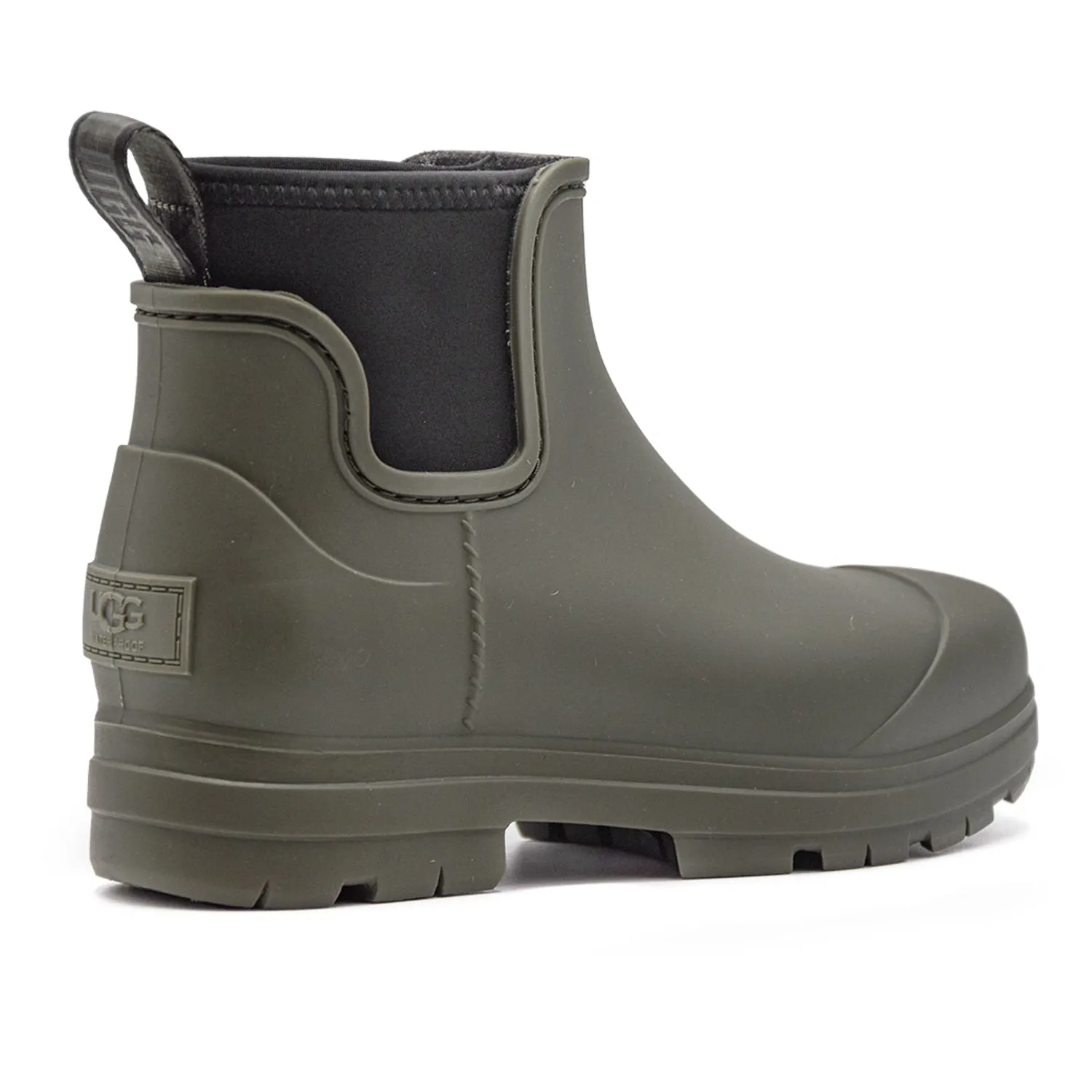 Ugg Donna Stivaletti Droplet Verde In Gomma Ideale Per Piogge