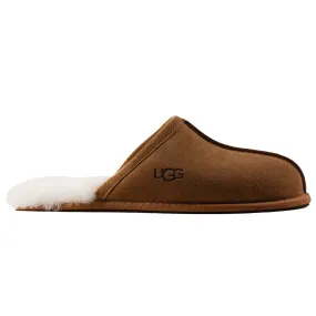 Ugg Uomo Sabot Scuff Pelle Scamosciata Tabacco Idrorepellente AI