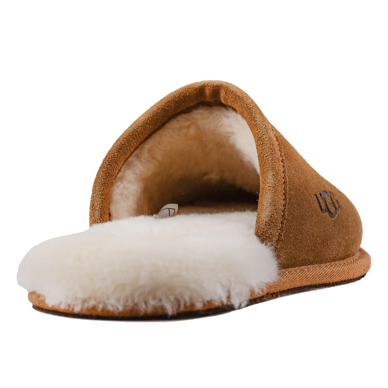 Ugg Uomo Sabot Scuff Pelle Scamosciata Tabacco Idrorepellente AI