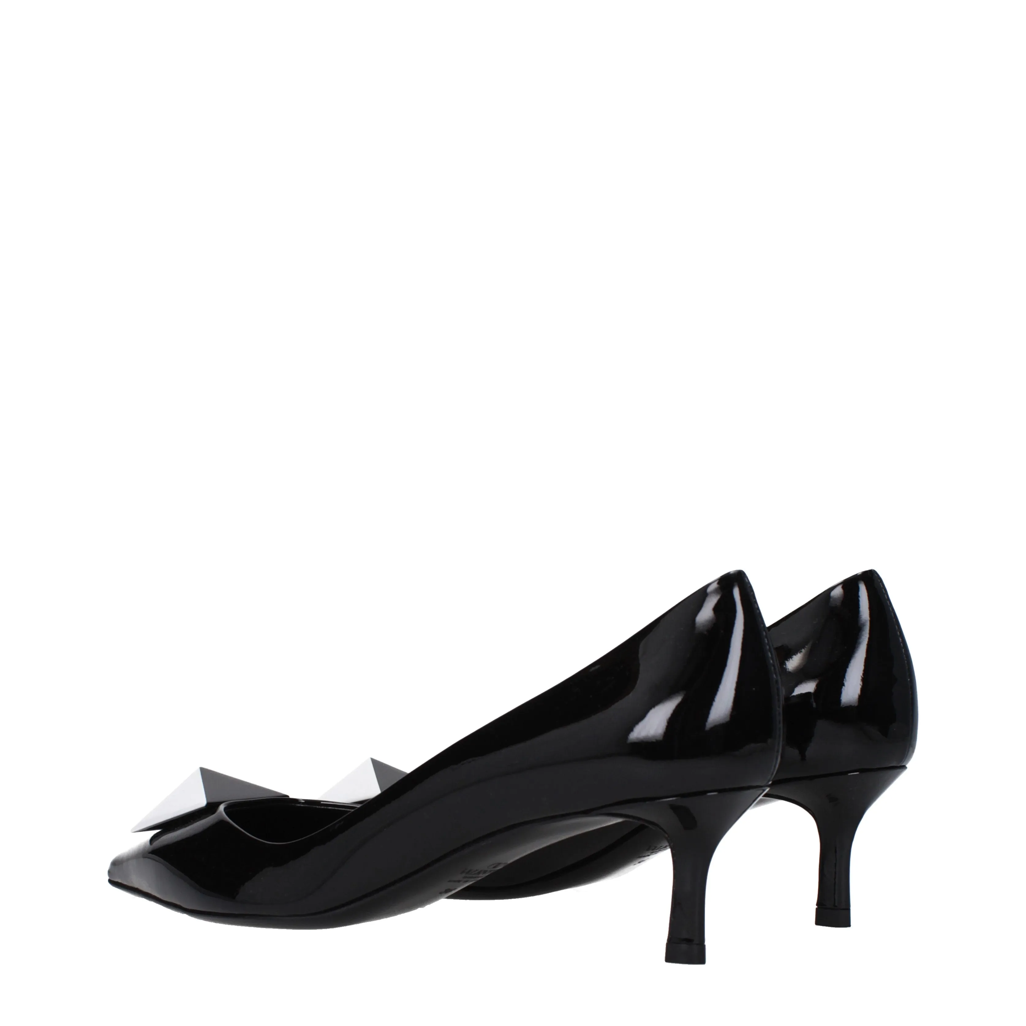 Valentino Garavani Décolleté Donna Vernice Nero/Bianco