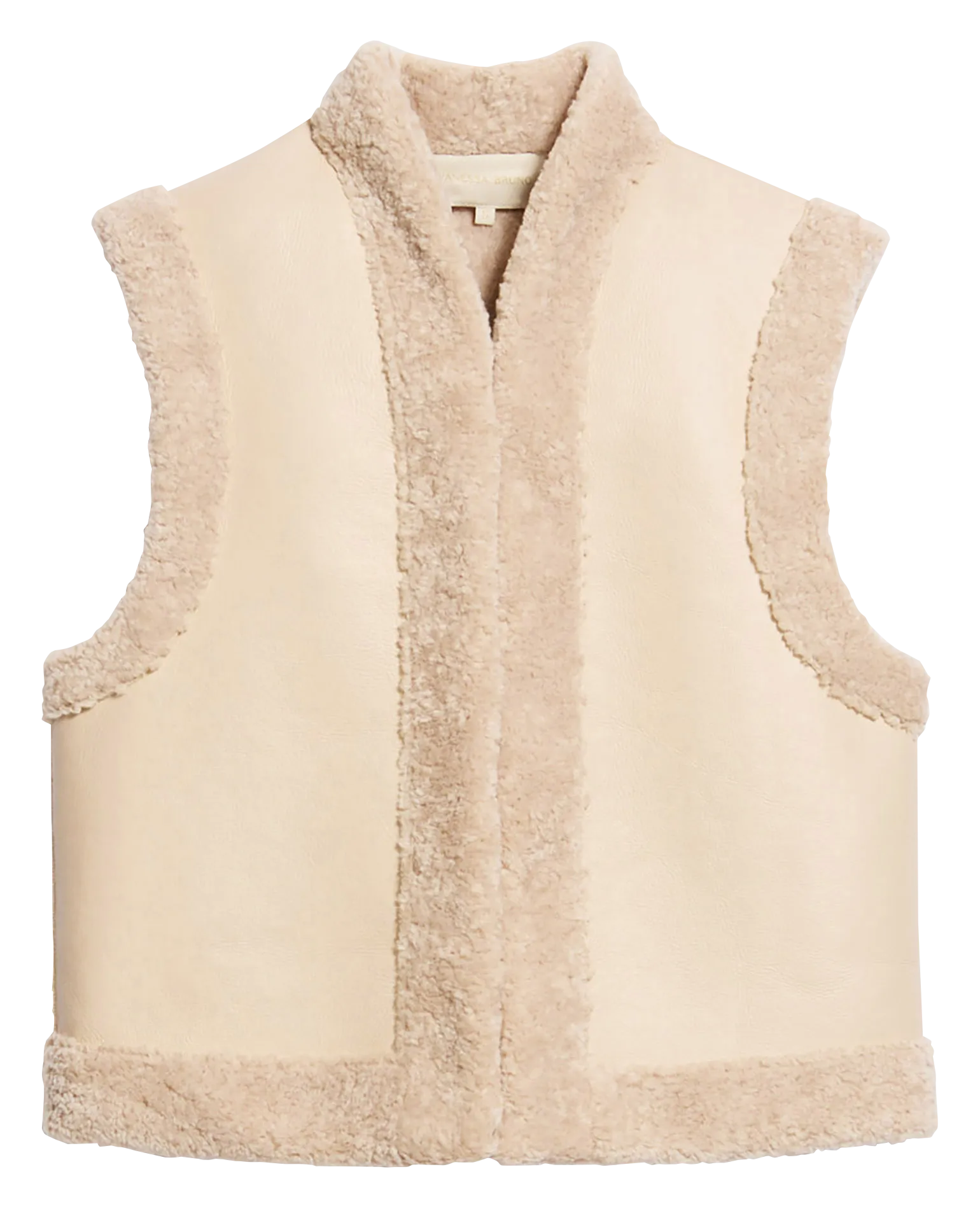  VANESSA BRUNO   DAMAN - Gilet diritto senza maniche | Beige